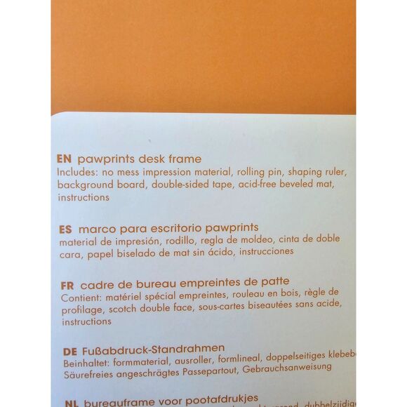 Pearhead Pawprints Desk Frame Kit - Picture 5 of 5